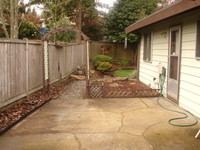 Back Patio covered