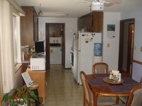 Kitchen and dining area