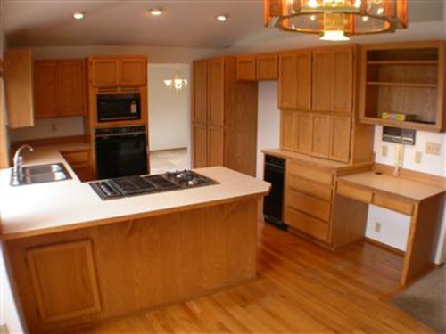 Nice kitchen w/ views and gas stove